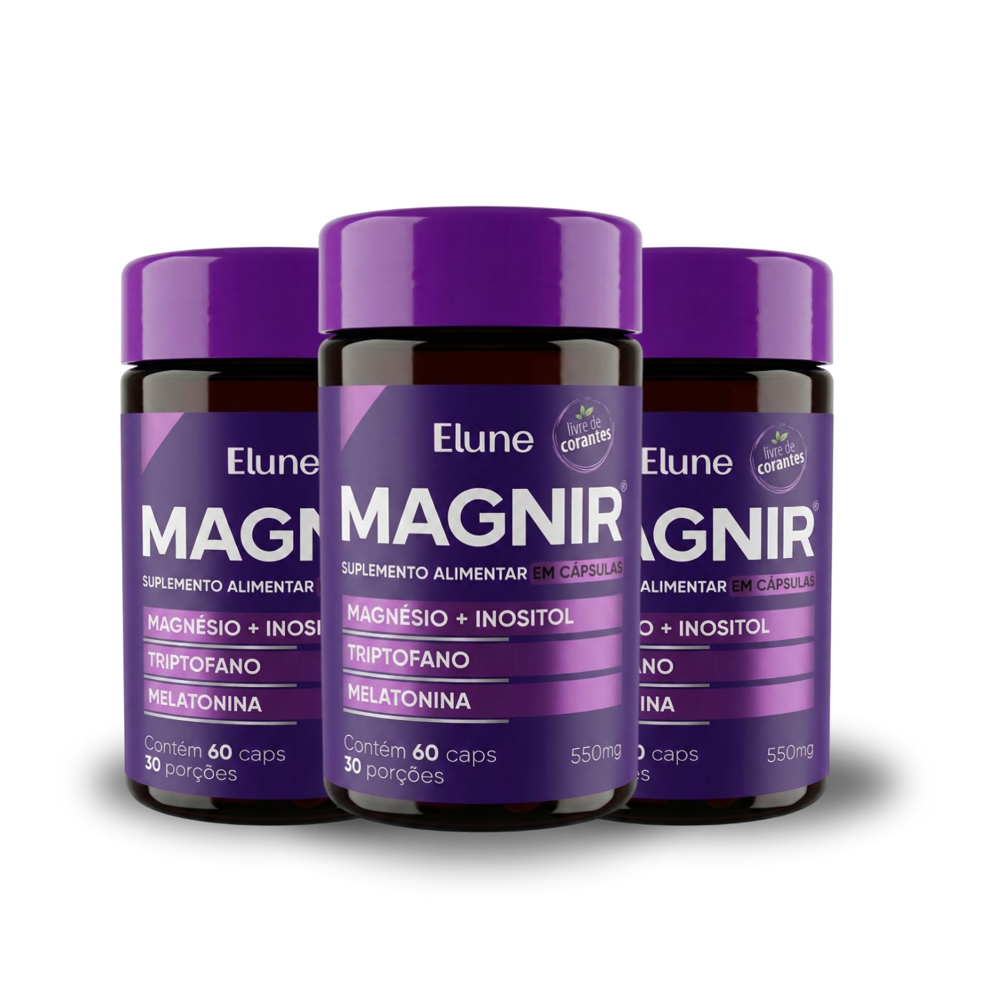 Kit 3 frascos Magnir