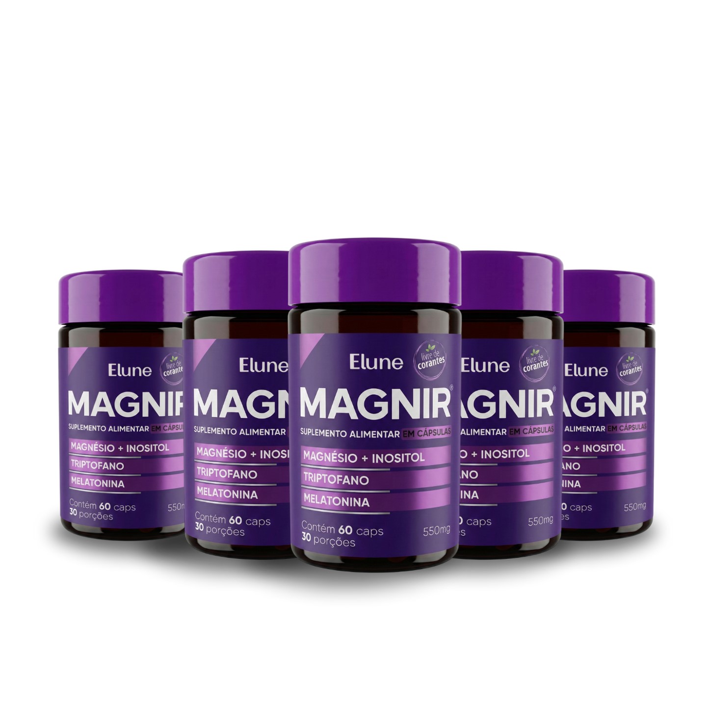 Kit 5 frascos Magnir